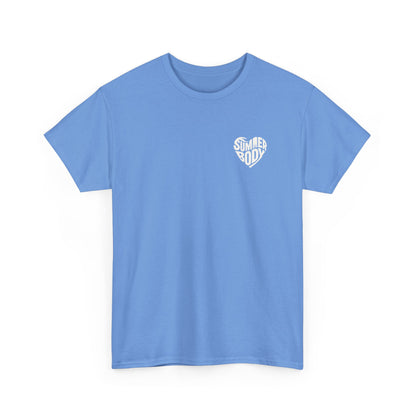 LOVE SUMMERBODY | Unisex Heavy Cotton Graphic T-Shirt | Casual Outings, Beach Days, Gift for Fitness Lovers, Outdoor Adventures